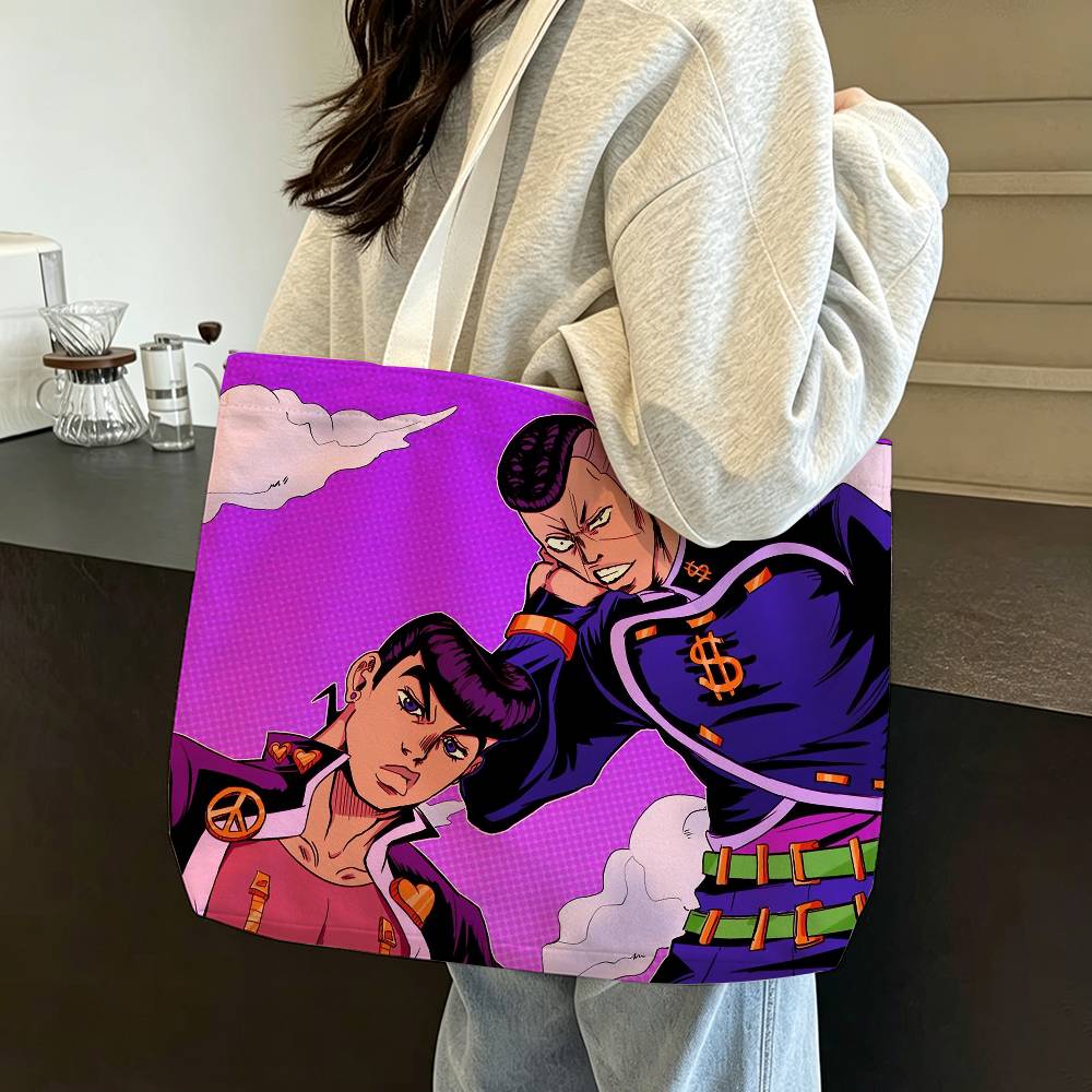 Reusable Bag - Cute J-Josuke Higashikata O-Okuyasu Nijimura Large