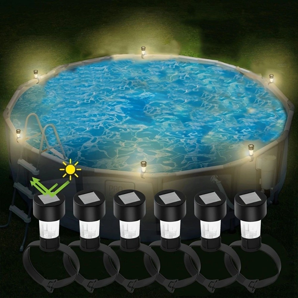 6pcs New LED Plastic Pool Fenc - đánh giá và giá Solar Garden Light