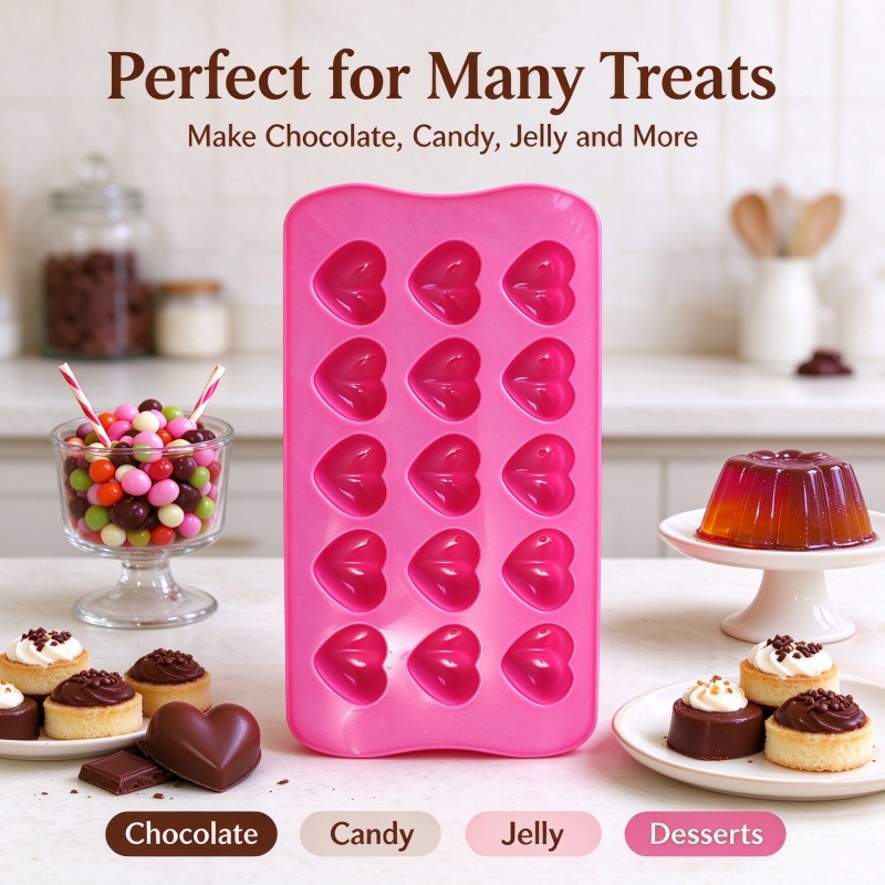 3D Love Heart Silicone Mold Fo - đánh giá và giá Eco Soap