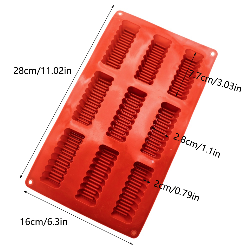 Long Wavy Strip Silicone Choco - đánh giá và giá Eco Soap
