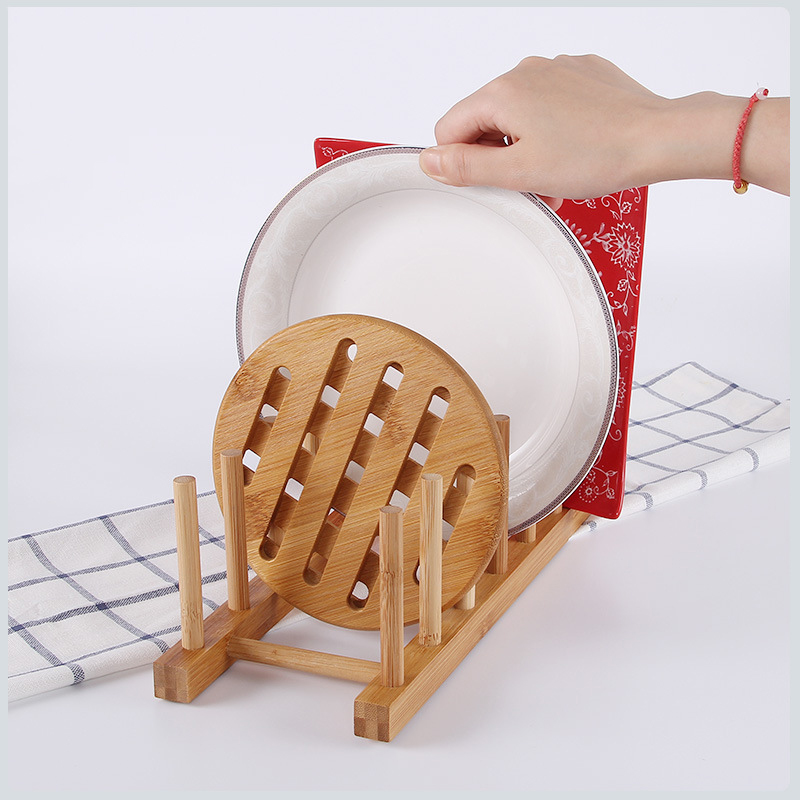 Kitchen Drainer Rack Dish Pot  - đánh giá và giá Bamboo Cutlery