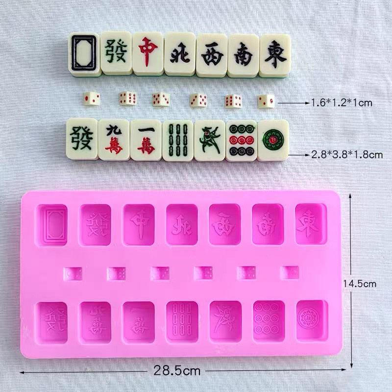 Chinese Mahjong Tile Set Silic - đánh giá và giá Eco Soap