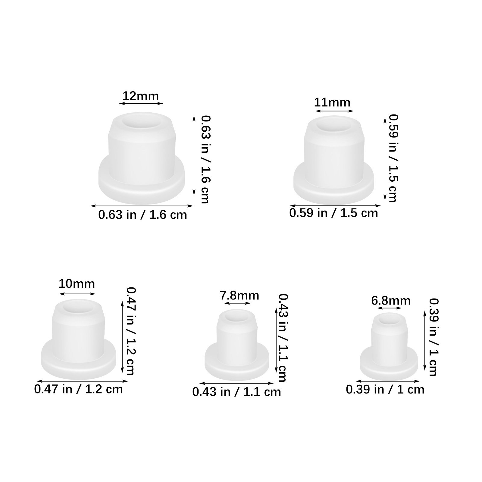 25Pcs White Silicone Bottle St - đánh giá và giá Reusable Bottle