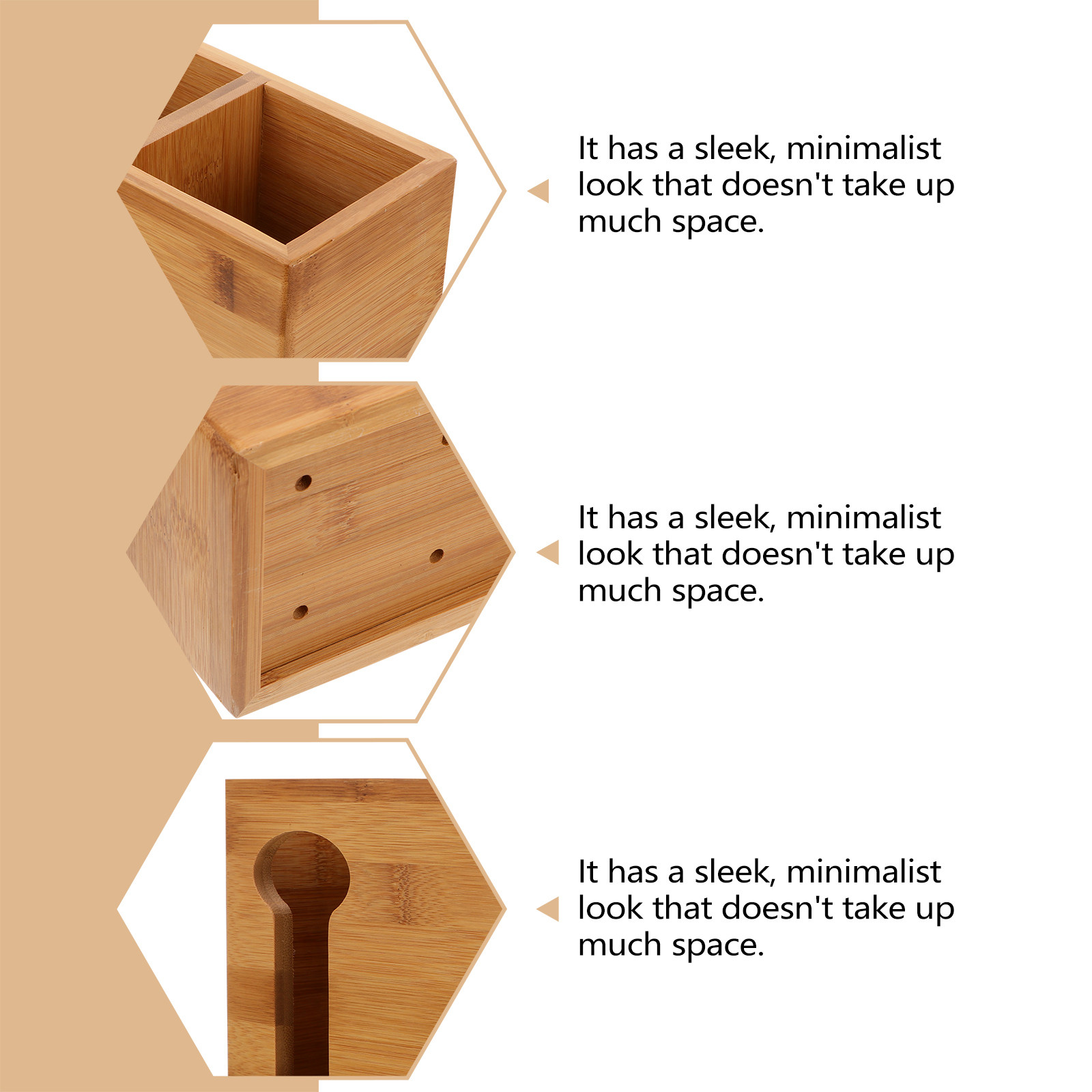 Bamboo Cutlery Holder for Tabl - đánh giá và giá Bamboo Cutlery